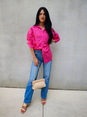 Tatiana Long Sleeve Blouse- Pink