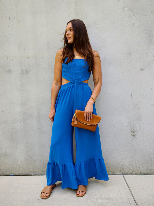 Paradise Wide Leg Jumpsuit- Final Sale