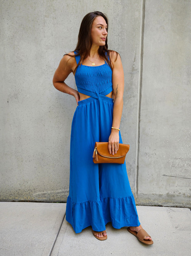 Paradise Wide Leg Jumpsuit- Final Sale