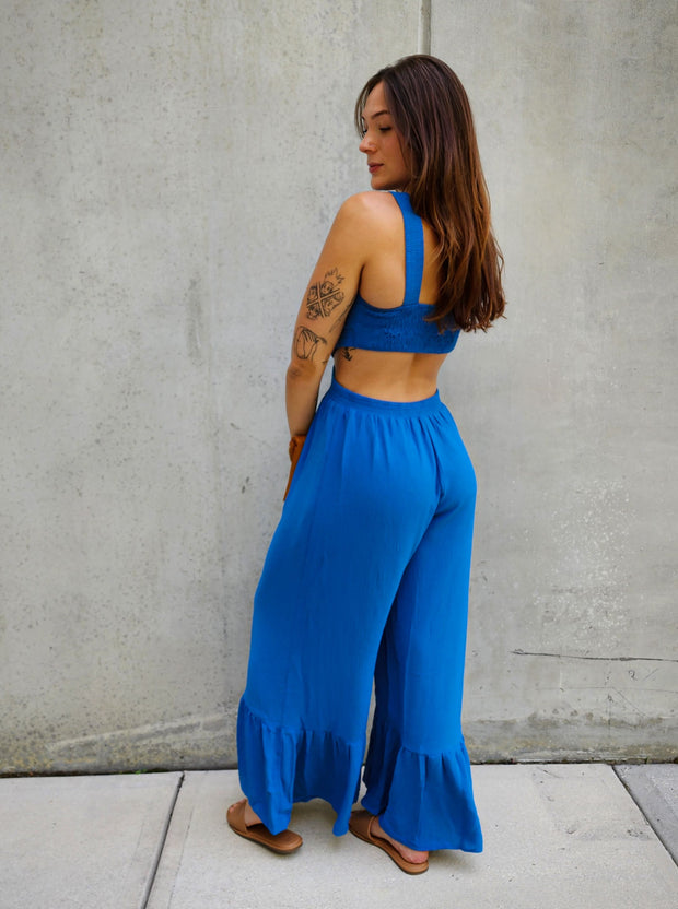 Paradise Wide Leg Jumpsuit- Final Sale