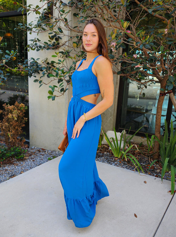 Paradise Wide Leg Jumpsuit- Final Sale