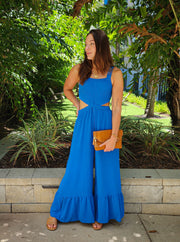 Paradise Wide Leg Jumpsuit- Final Sale