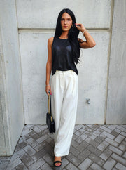 Briar White Pants- Final Sale