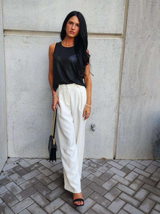 Briar White Pants- Final Sale