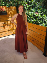 Emilia Smocked Tencel Maxi Dress