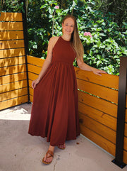 Emilia Smocked Tencel Maxi Dress