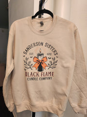 Sanderson Sister Black Flame Crewneck Sweater